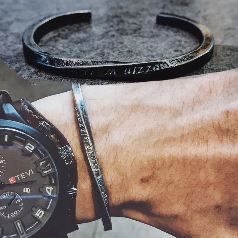 

Мужской медный браслет в стиле ретро, браслет с закрученными краями, Ювелирное Украшение для мужчин, подарок для друзей, 2021