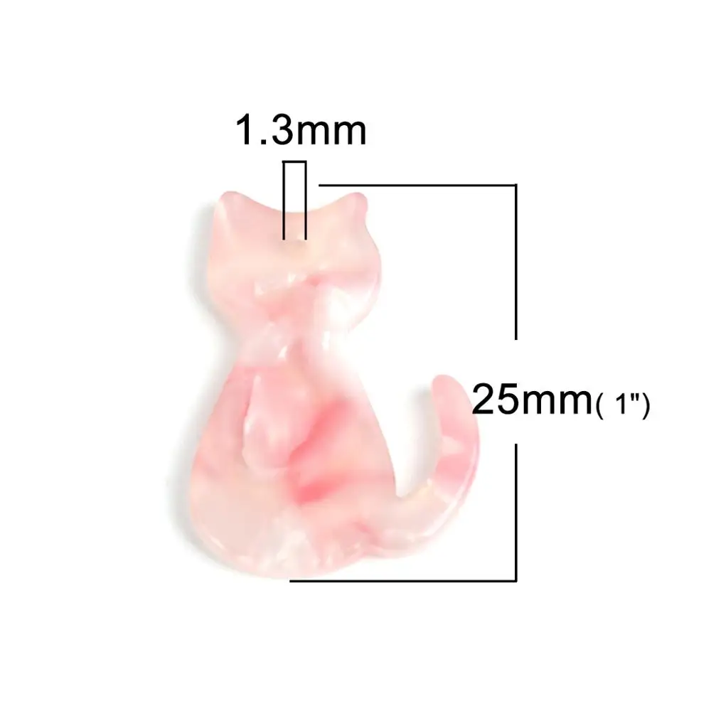 DoreenBeads модные подвески в японском стиле уксусная кислота Смола Acetimar мрамор DIY