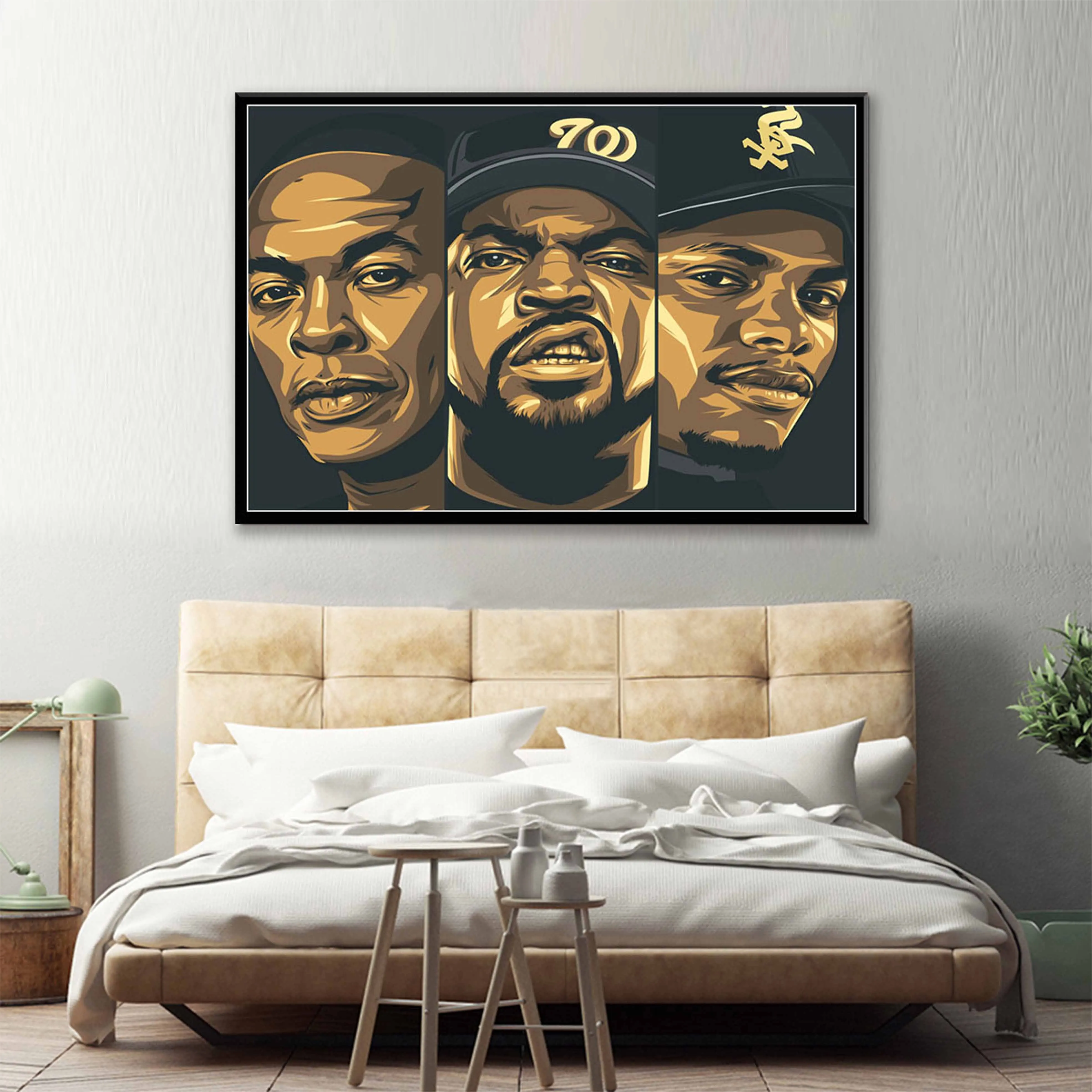 NWA N.W.A. Популярная Картина в стиле хип хоп музыкальная звезда Рэп певица кубик