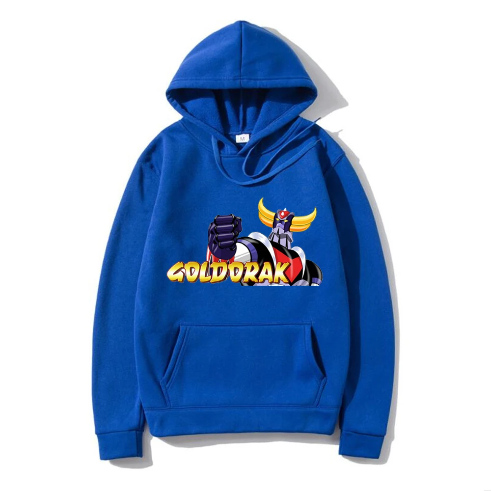 2021 Japanese anime goldorak hoodies pull vetement homme oversize sweat capuche goldorak hoodies anime men women's clothes