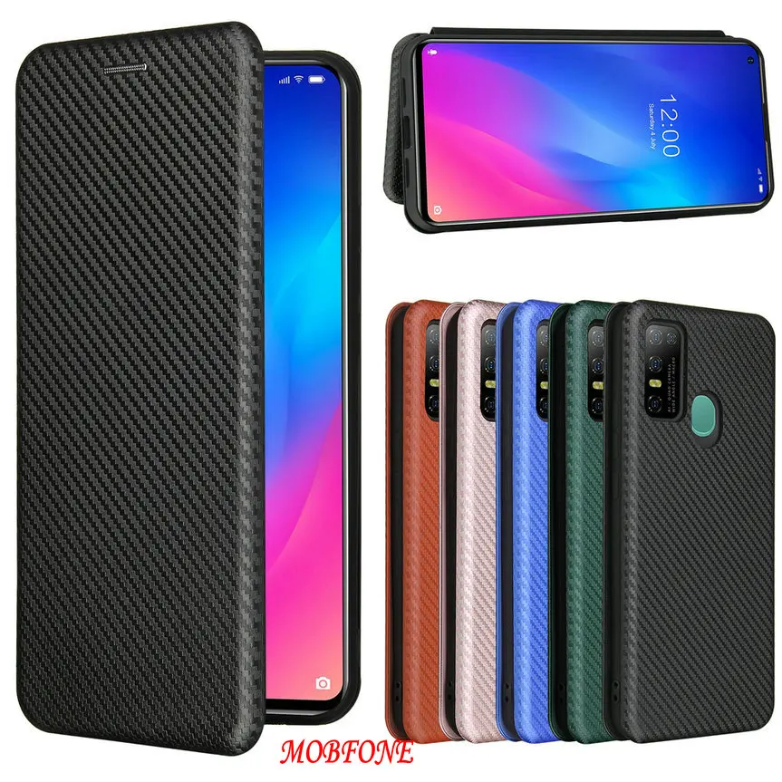 

Чехол-книжка для Doogee X95, Doogee N20 Pro, N30, N30, из углеродного волокна