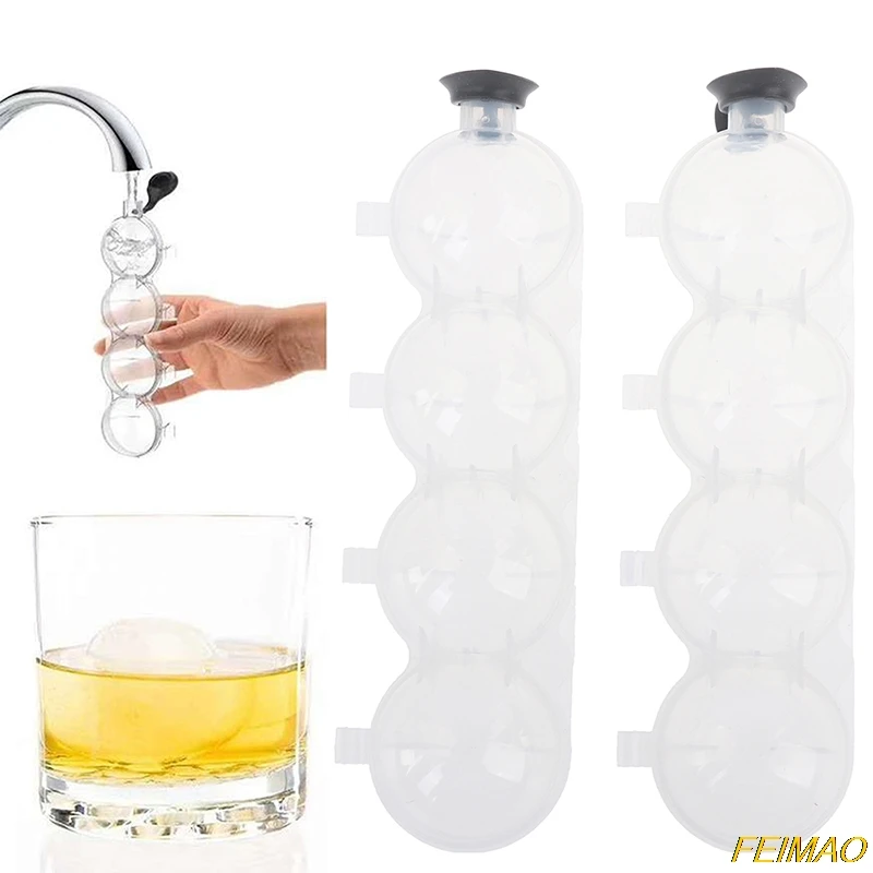 

8 Cavity Ice Cube Maker Mold Whiskey Round Ice Ball Ice Grid Bar Kitchen Tool