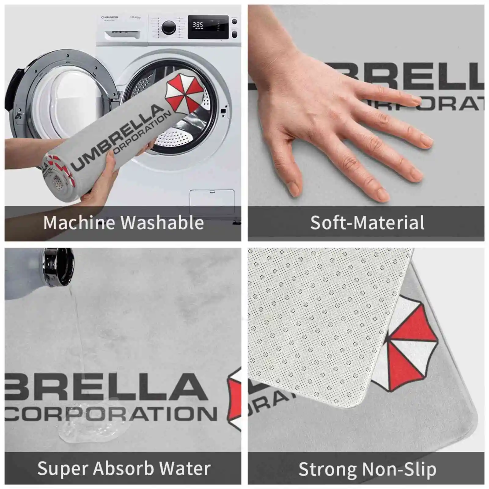 3 размера домашний ковер логотип корпорации символ игра биологическая опасность