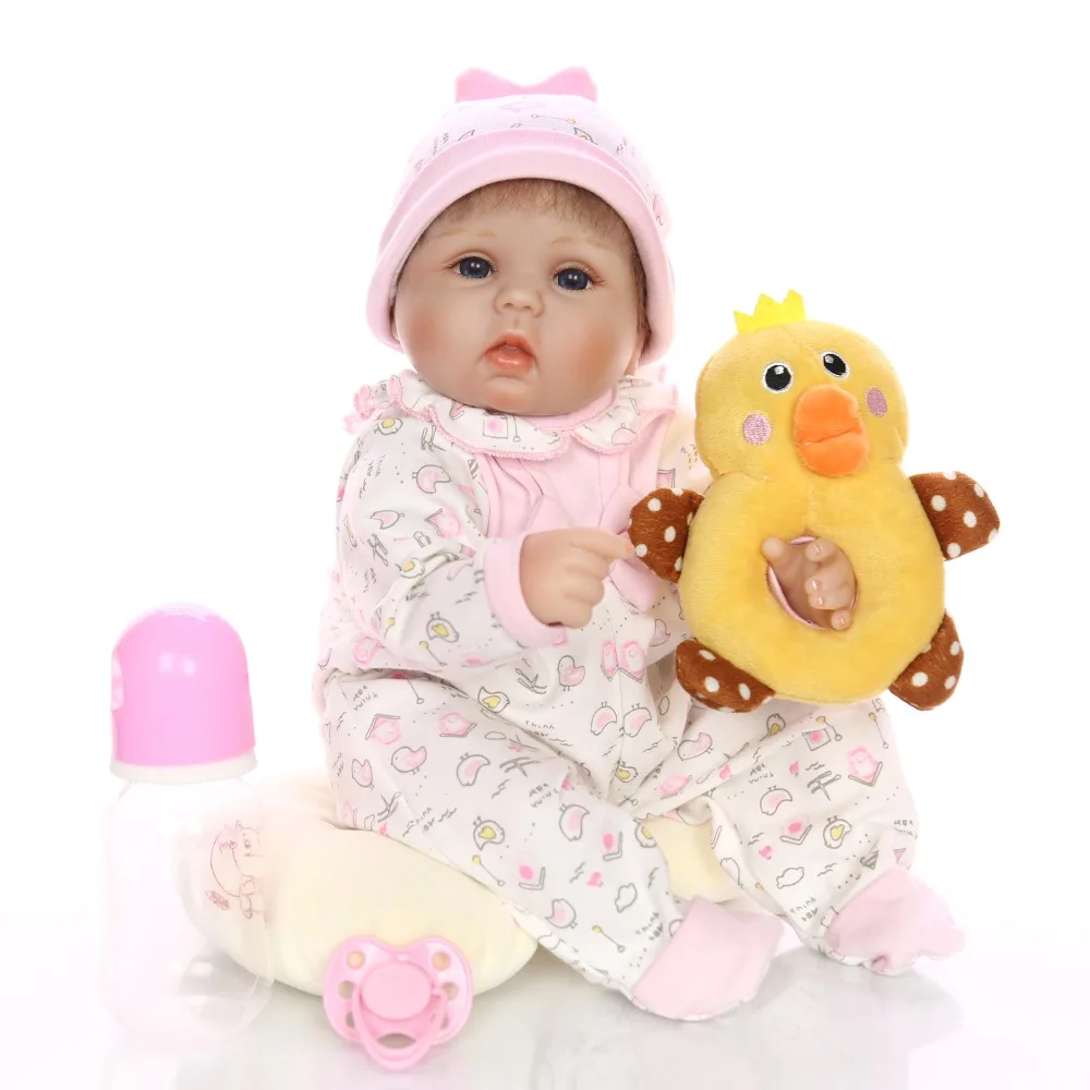 Реалистичные мягкие силиконовые куклы Новорожденные 43 см 17 дюймов выглядят так