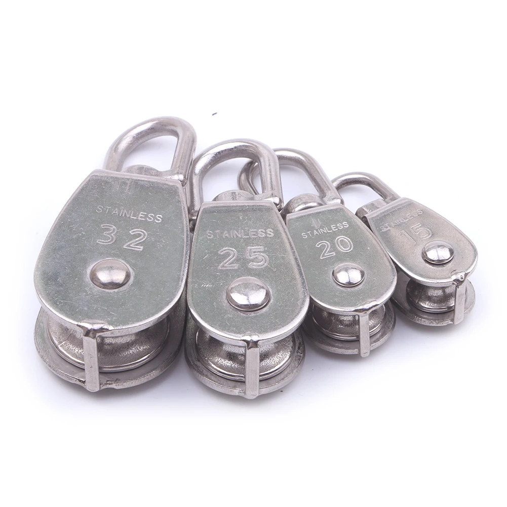 

Шарнирная веревка для глаз из нержавеющей стали, фиксированный шкив, подъемное одиночное колесо