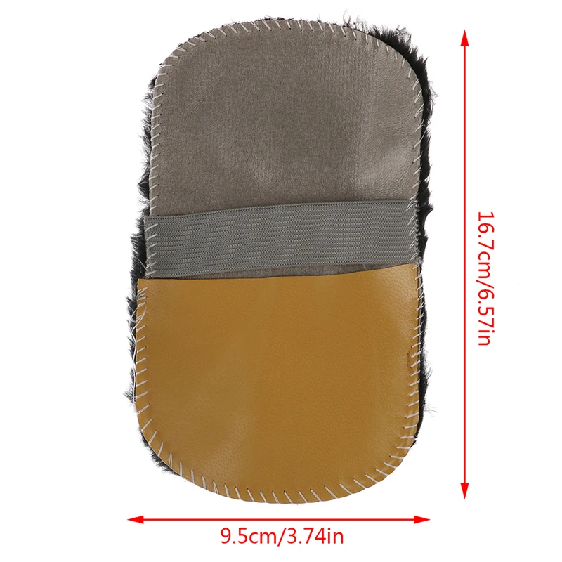 

Shoe Cleaner Shoe Brush Soft Faux Wool Cloth Shoes Polisher Cleaning Cleaner Glove Brush Shoe Care