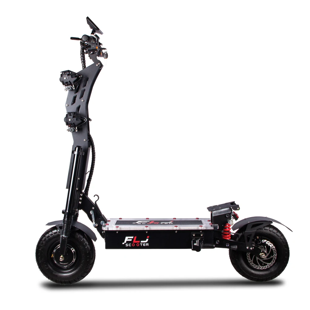 

FLJ NEW scooter 13inch SK2 60V 72V 8000W with Acrylic LED 2 pairs angel light NEW escooter 8000W