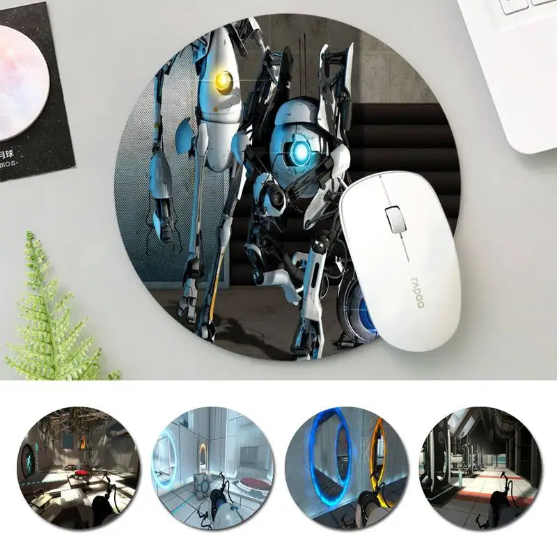 

Luxury Portal office Mat Keyboard Mat Desk Durable Desktop Mousepad Rubber Gaming Round Mouse Pad Office Mouse Mat