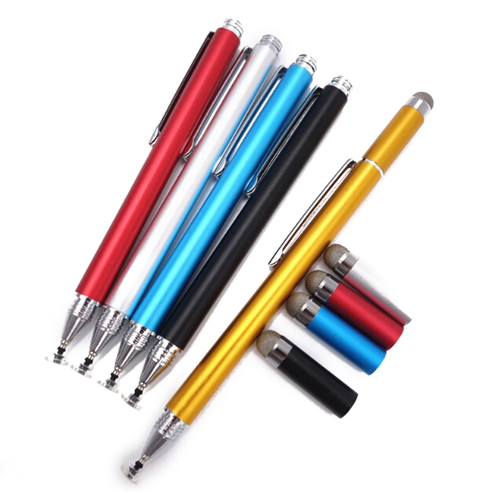 

2 In 1 Stylus Pen For Smartphone Tablet Thick Thin Drawing Capacitive Pencil Universal Android Mobile Screen Note Touch Pen