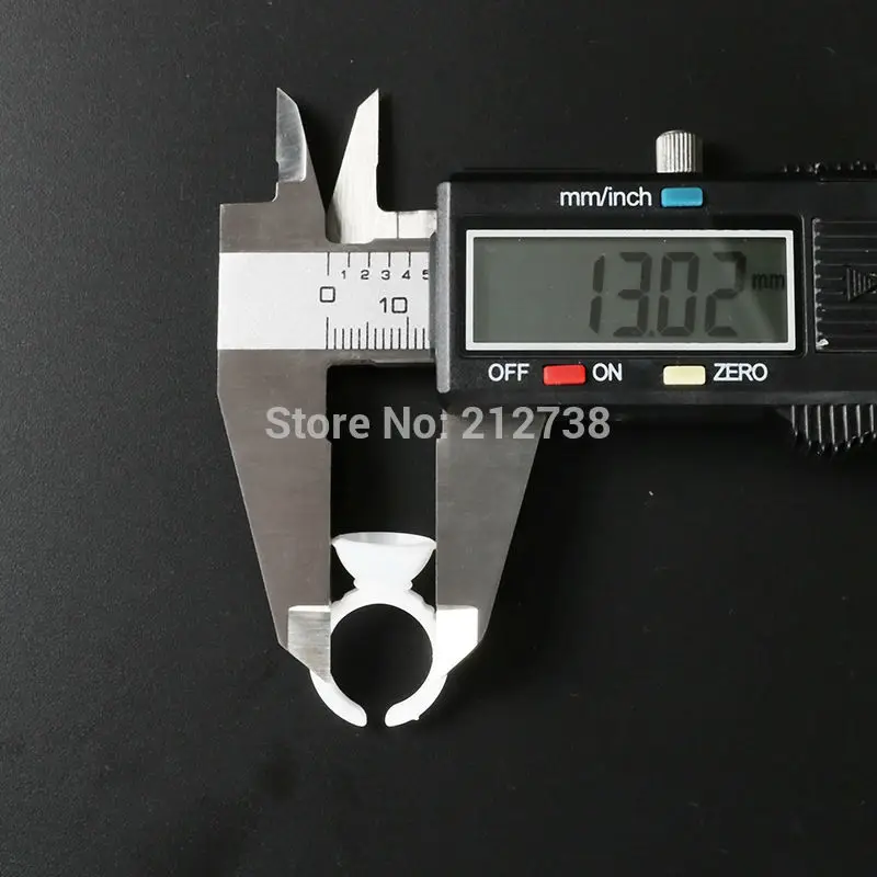 500 шт. белые пластиковые одноразовые контейнеры для постоянного макияжа бровей и губ розничного размера S.