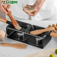 portable non stick metal cheese raclette oven grill plate rotaster baking tray stove set home kitchen butter cheese baking tool