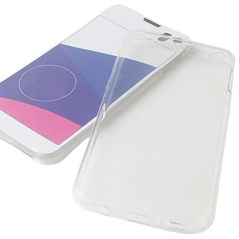 ТПУ чехол для телефона 360 двойной Мягкий силиконовый Samsung Galaxy S10 Plus S9 S8 S7 Edge S10e A10 A30