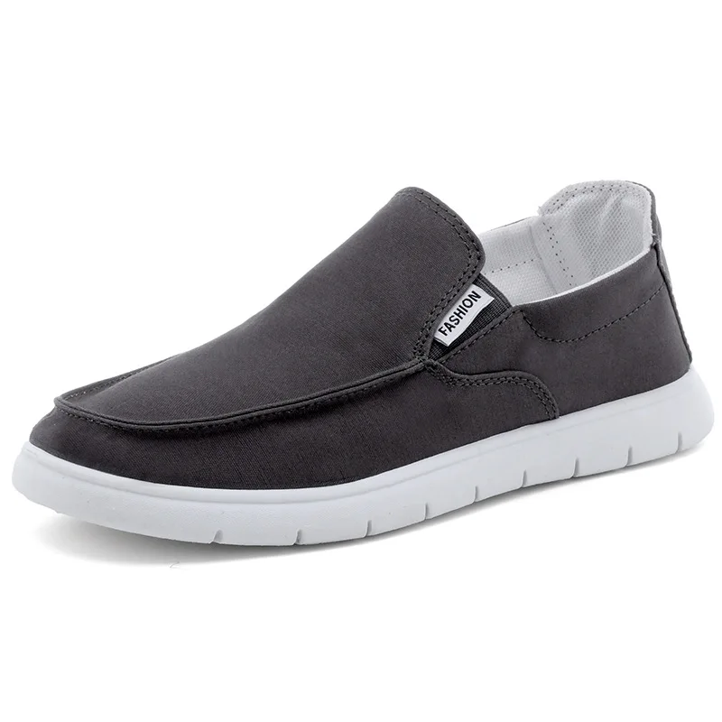 Breathable Canvas Shoes Men Loafers 2021 Spring Summer Casual Flat Slip-on Male Cloth High Quality KA1323 | Обувь