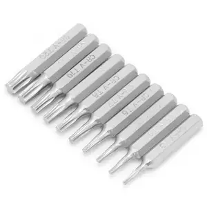 Набор отверток с хвостовиком 4 мм, инструменты для ремонта T3T4T5T6T7T8T9T10T15T20 шт.упак.