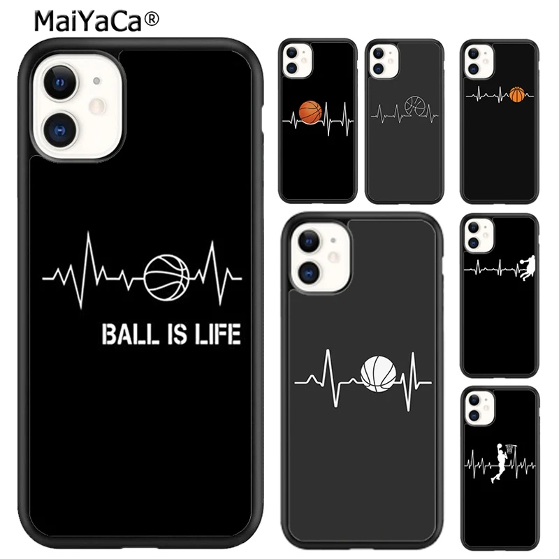 Чехол MaiYaCa для телефона с изображением сердцебиения и пульса iPhone SE 6s 7 8 plus X XR XS 11 12