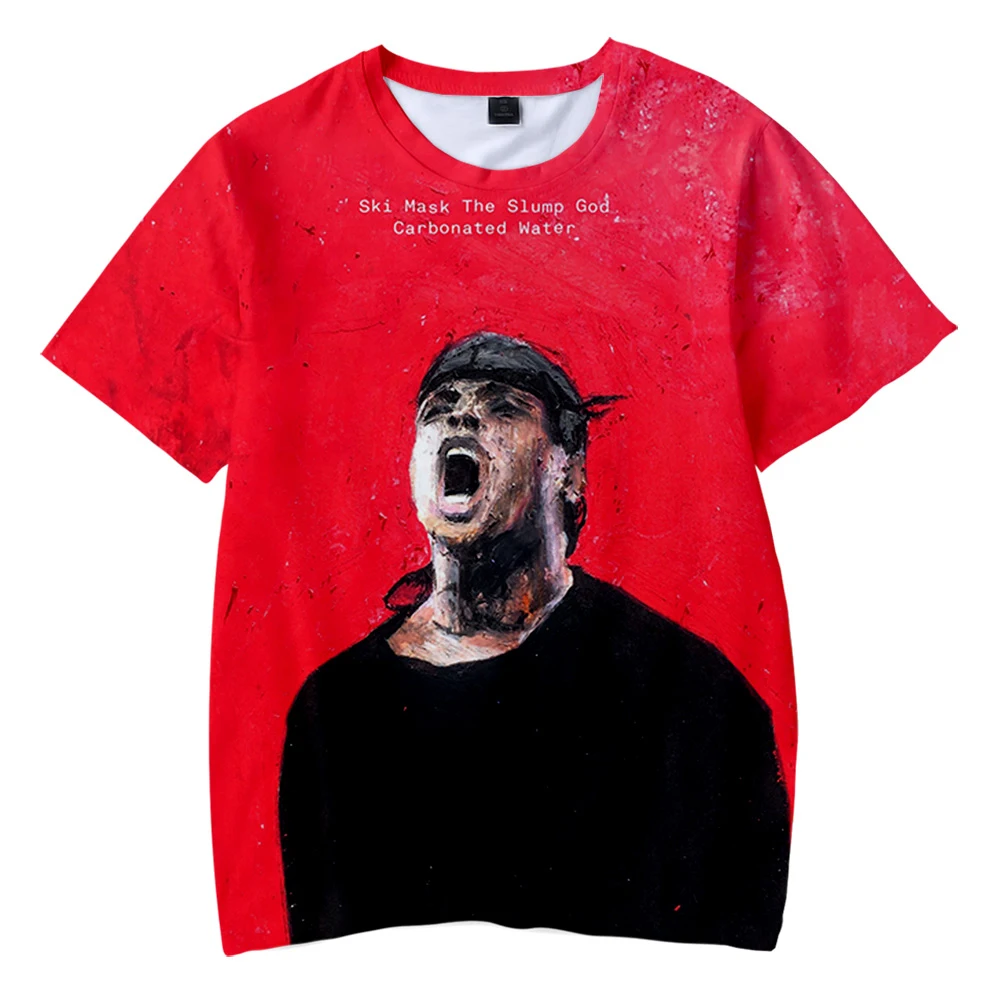 Новинка 2021 футболка с 3d принтом лыжной маски Бога шлюма Топы s Rapper для мужчин и