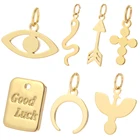 Змея сглаза синий глаз дизайнерские Подвески для изготовления ювелирных изделий Симпатичные животные крест серьги Очаровательная Diy подвеска