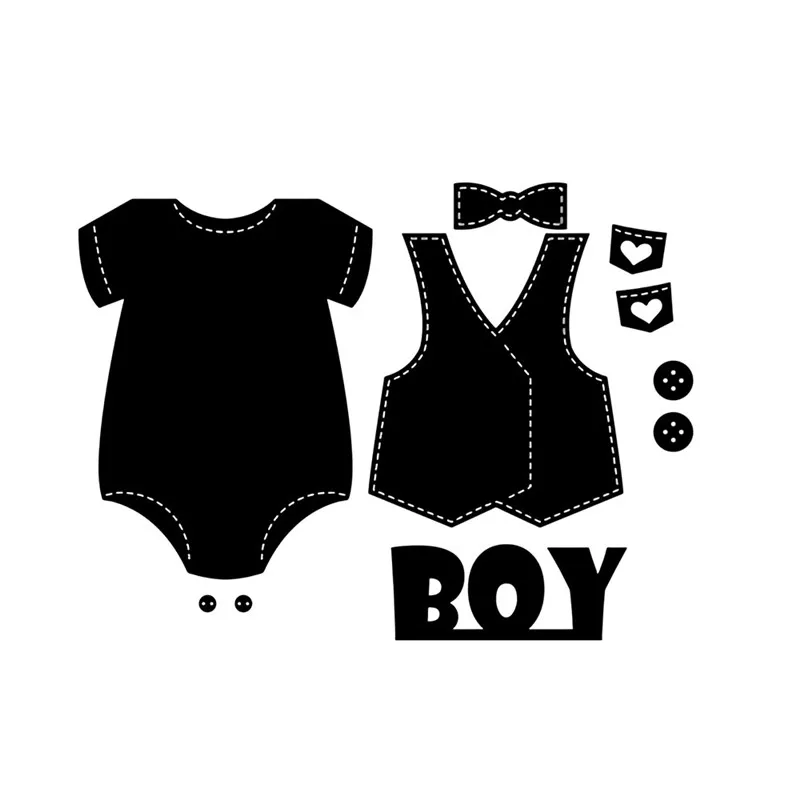 DiyArts последняя детская одежда Металлические Стальные режущие штампы 2019 трафарет