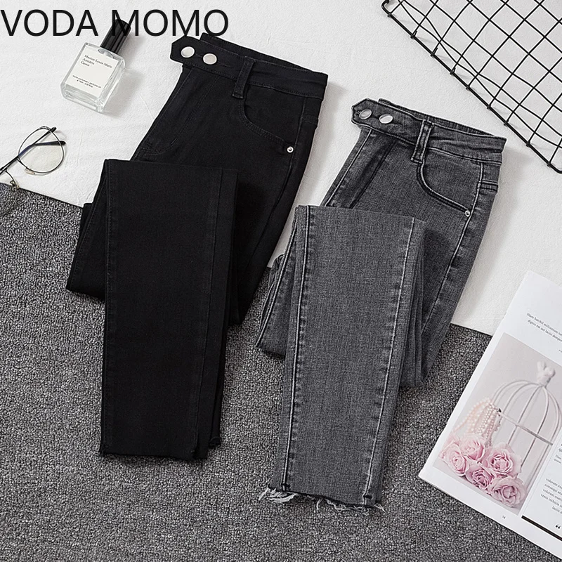 

Plus size Jeans Female Denim Pants Black Womens Jeans woman Donna Stretch Bottoms Feminino Skinny Pants For Women Trousers