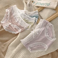 sexy cotton lace trim panties fashion panties underwear breathable panties comfortable panties womens underwear new