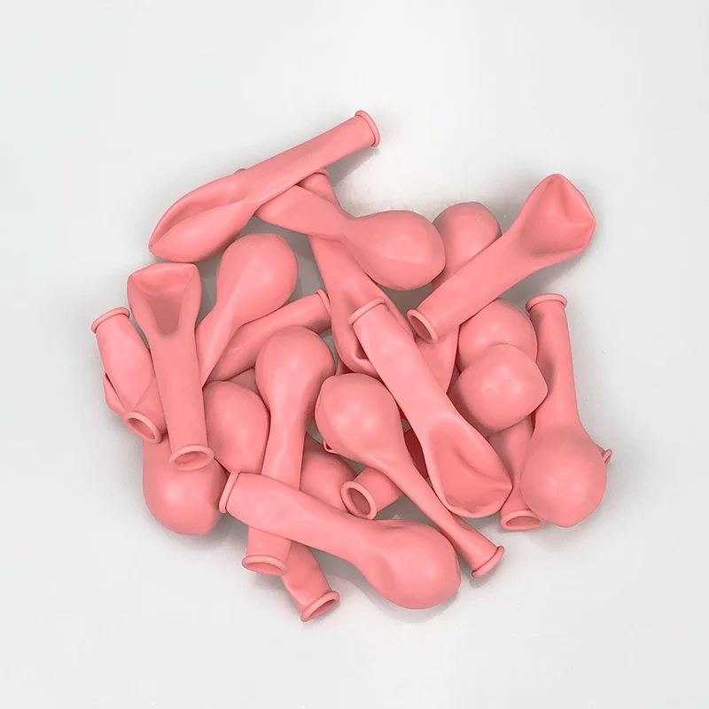 Macaron Red 10 шт./лот, 12 дюймов, латексные разноцветные воздушные шары с днем рождения, украшения для вечеринки, детские игрушки, свадебные шары, товары для вечеринок - Цвет: Macaron Red