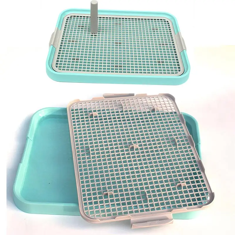 

Plastic Dog Toilet Potty Removable Pet Toilet Puppy Litter Tray Training Toilet Easy To Clean Home Pet Supplies 2 Color