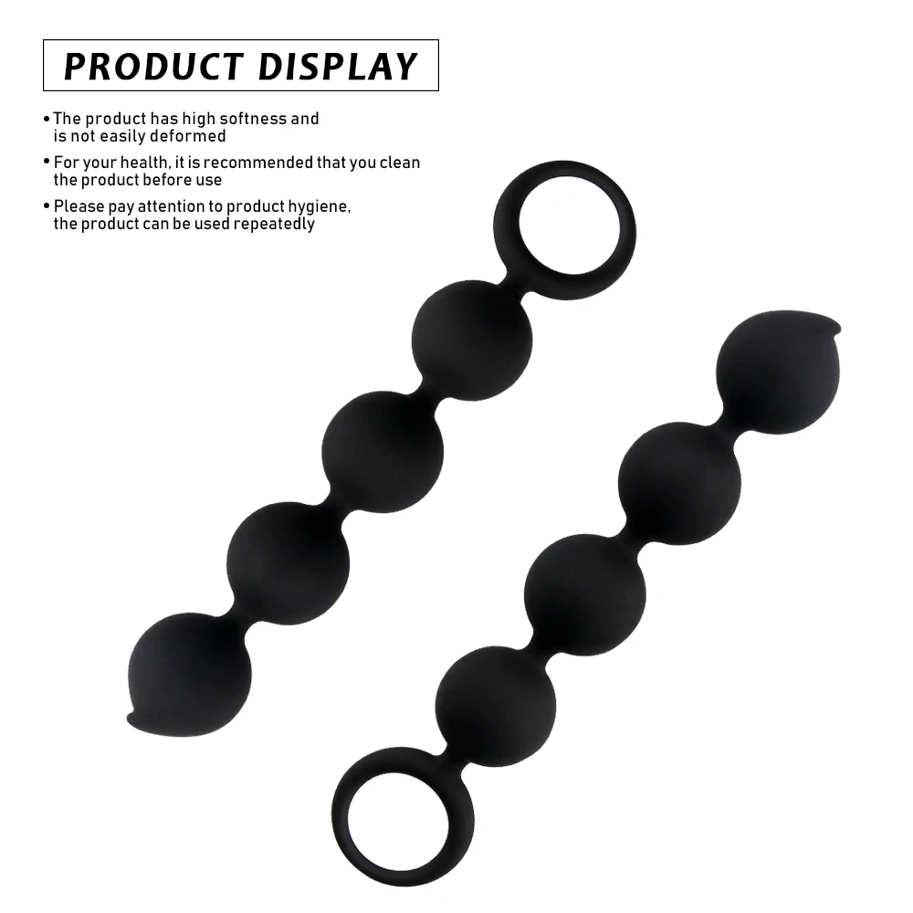 Длинная Анальная пробка EXVOID секс игрушки для мужчин и женщин силиконовые 4 шара