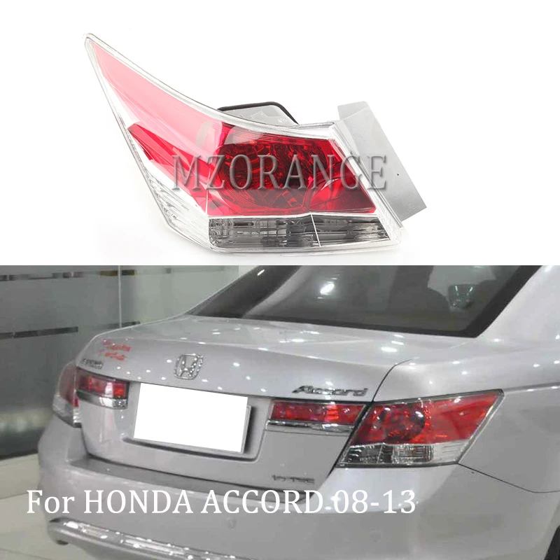 

MZORANGE Outer Tail Light Brake Lamp Assy For HONDA ACCORD CP1 CP2 CP3 2008 2009 2010 2011 2012 2013 Tail Brake Light