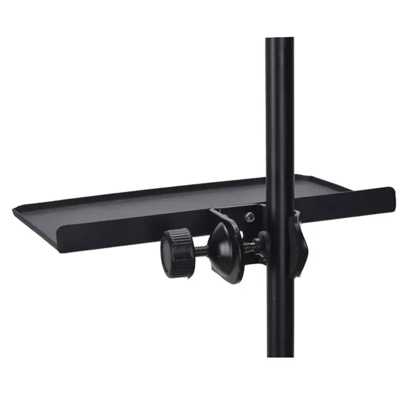 

2021 200x130MM Sound Card Tray Live Broadcast Microphone Rack Stand Tray Tripod Phone Clamp Holder for Outdoor Singing Device