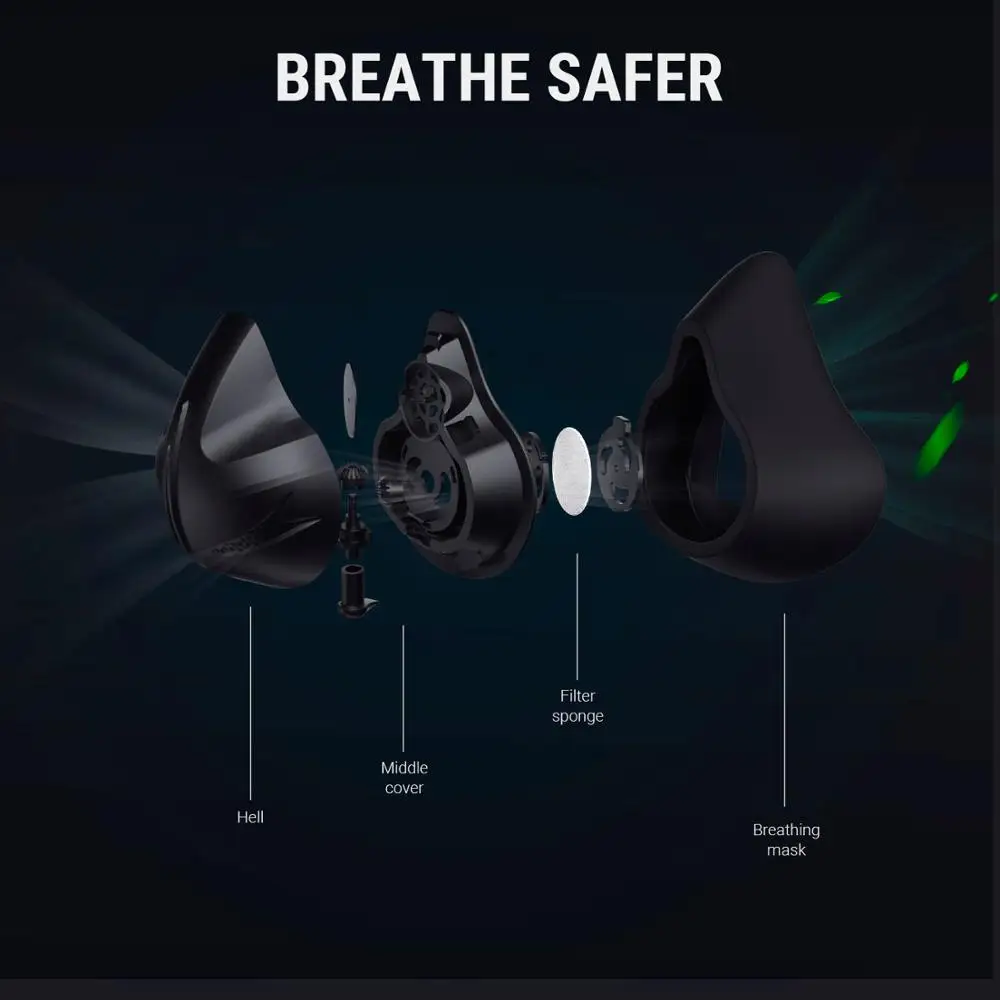 Пылезащитная маска для тренировок ALTER SPORTS бега фитнеса высокая высота