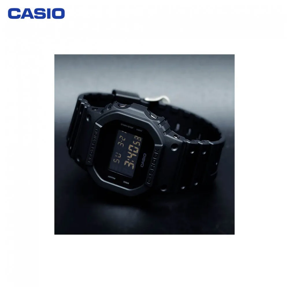 Наручные часы Casio DW-5600BB-1E мужские электронные на пластиковом ремешке |