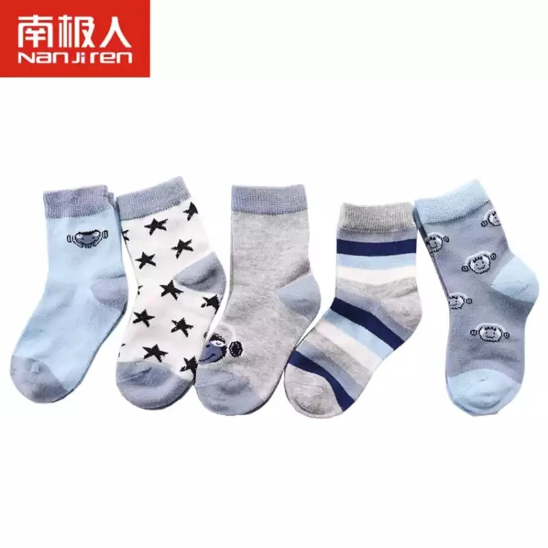 NANJIREN/детские носки цветные со звездочками и веселыми символами детские от 2 до 12