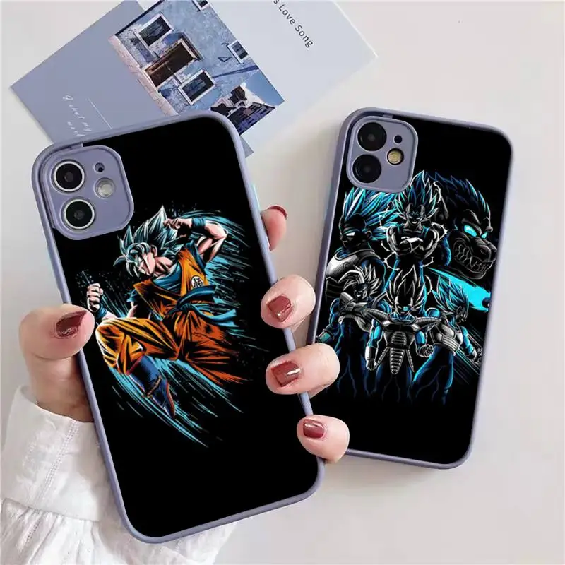 

Dragon DBZ Ball Phone Case For iphone 13 12 11 xr xs x 7 8 pro max Plain Soft TPU Silicone Clear Case Cover