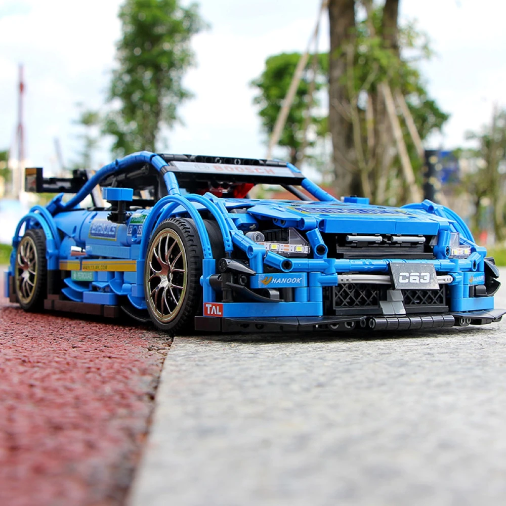 

MOULD KING RC Racing Car MOC The C63 Super Racing Car Models Building Blocks Bricks Remote Control Car Assemble Toys for Kids