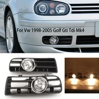 for volkswagen golf 4 fog lights for vw gti golf 4 mk4 1998 2004 headlights halogen fog lamp accessories foglight racing grills