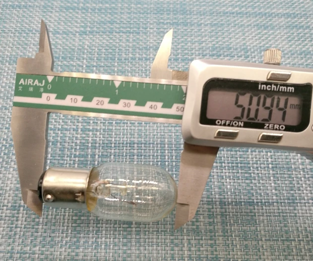 10 шт. светильник# BA15D 220V для Singer 221 Featherweight, 222301
