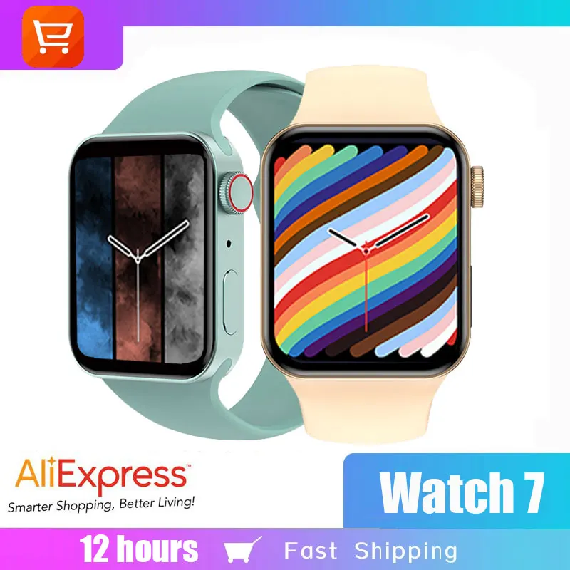 

IWO14 Smart Watch 7 Wireless Charger W7PRO Sport Smart Watch IWO13PRO Newest Design Phone Call Bluetooth Watch PK W37 X8MAX T500