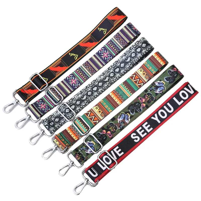 

Rainbow Bag Strap for Women Shoulder Handbag Messenger Belt for a Bag Accessories Handle Cross body Womens Bags Wide Strap PartS