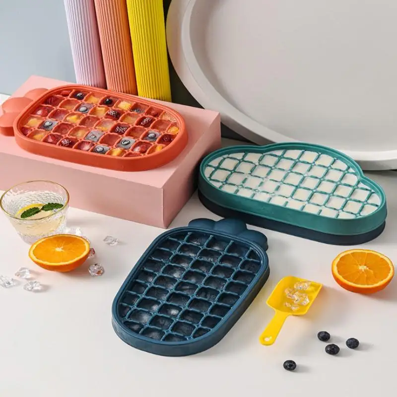 Силиконовый поднос для льда коробка форма холодного отсеки сохранения свежести