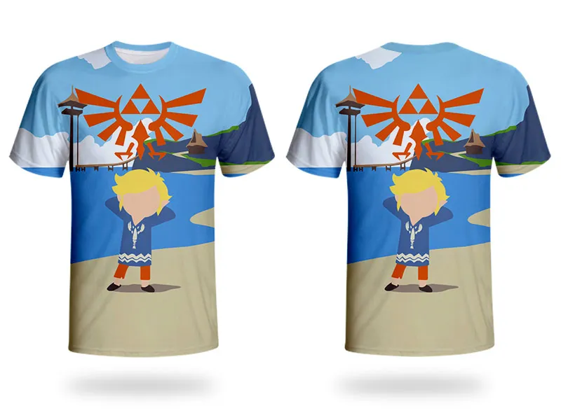 WHOSONG nintendo Топ Игры 3D Zelda забавная футболка интересные детская одежда мужская куртка спортивная одежда