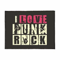 i love punk rock metal music artworks poster wall art decorative banner flag rock band wallpapers background hanging cloth