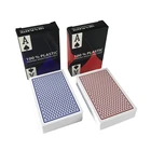 2 компл.лот баккара Техасский Холдем пластиковые игральные карты износостойкие искусственные карты доска мост игры в покер Yernea