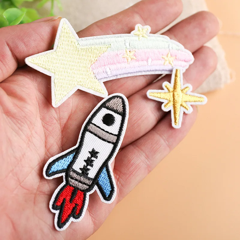 Нашивки в виде НЛО астронавта планеты нашивки для глажки одежды джинсы девочек и