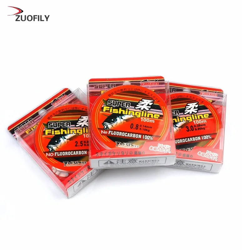 100 м лески 100% непрозрачного нейлон фторопластовая рыболовная леска прочный