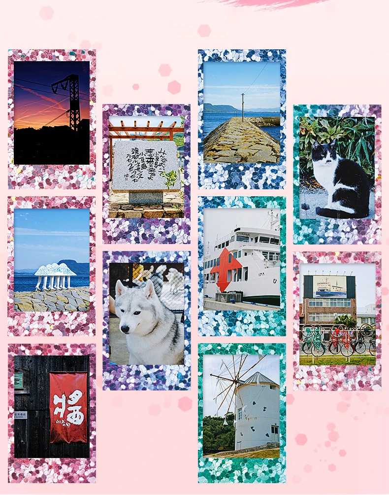 Подлинная Fujifilm Instax Mini 8 пленка конфетти Fuji мгновенная фотобумага 10-50 листов For70 7s 50 s 90 25Share SP-1 LOMO camera