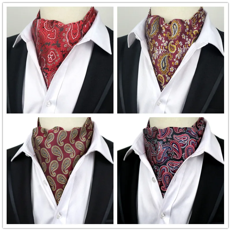 Роскошные мужские аскотские Галстуки винтажный галстук бабочка с узором