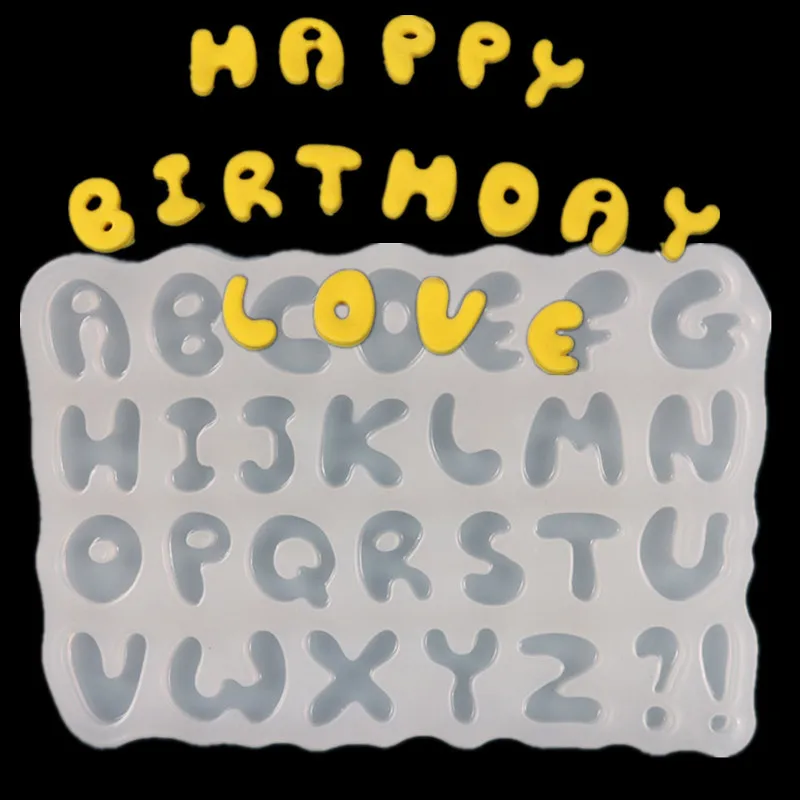 

Прописных букв английского алфавита Fondant (сахарная) торт силиконовые формы для искусства буквы силиконовой формы для выпечки шоколадных пе...
