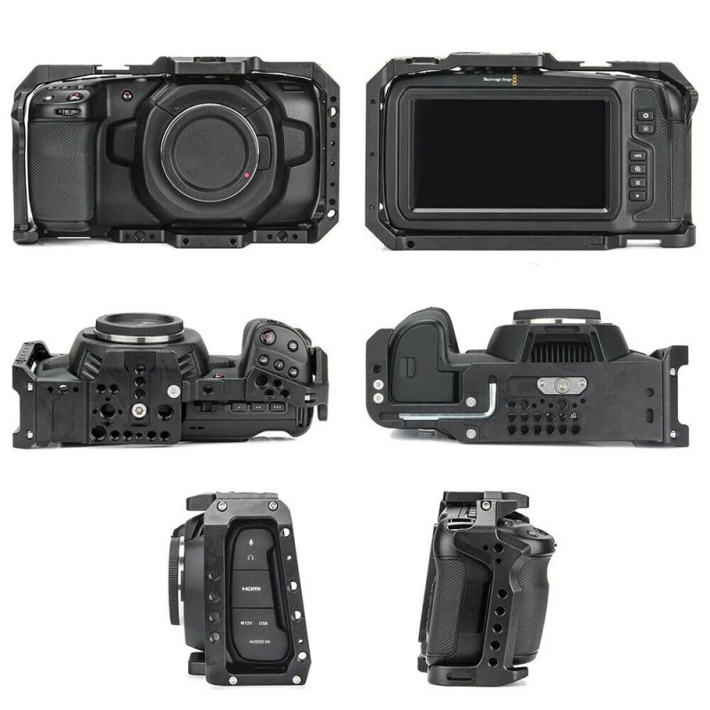 

Each Rig Bmpcc 4k Camera Cage For Blackmagic Design Pocket Cinema Camera 4k