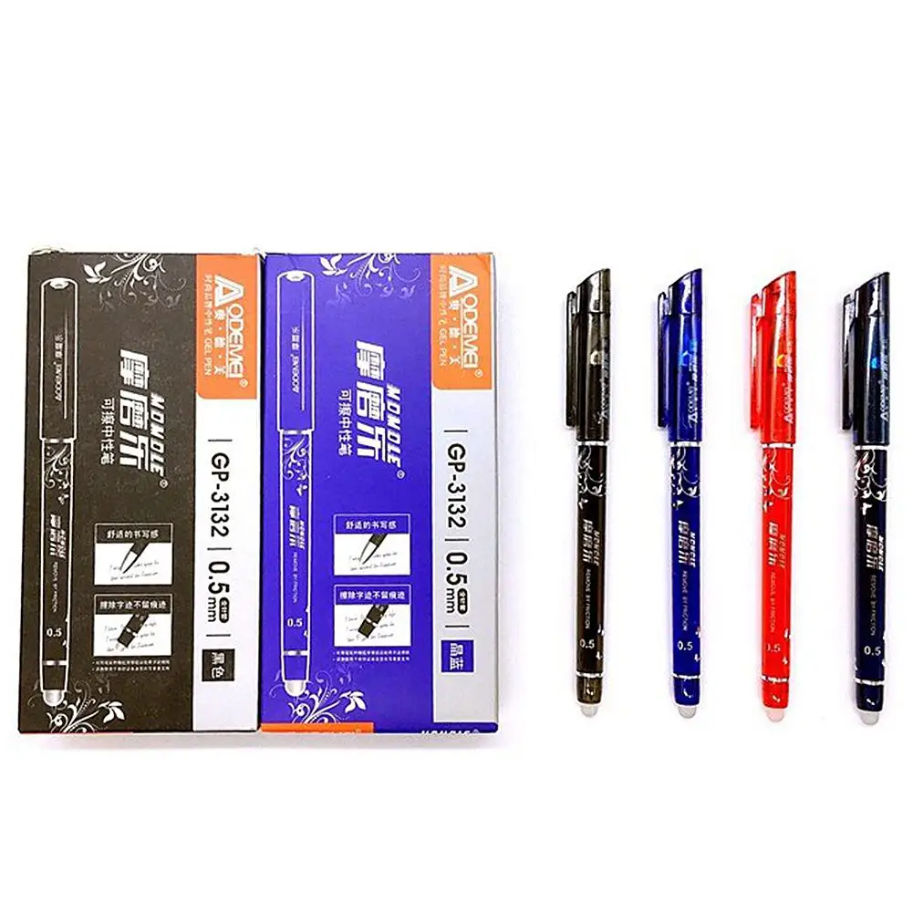 0 5 мм деловая стираемая гелевая ручка синяя/черная/чернильная синяя волшебная