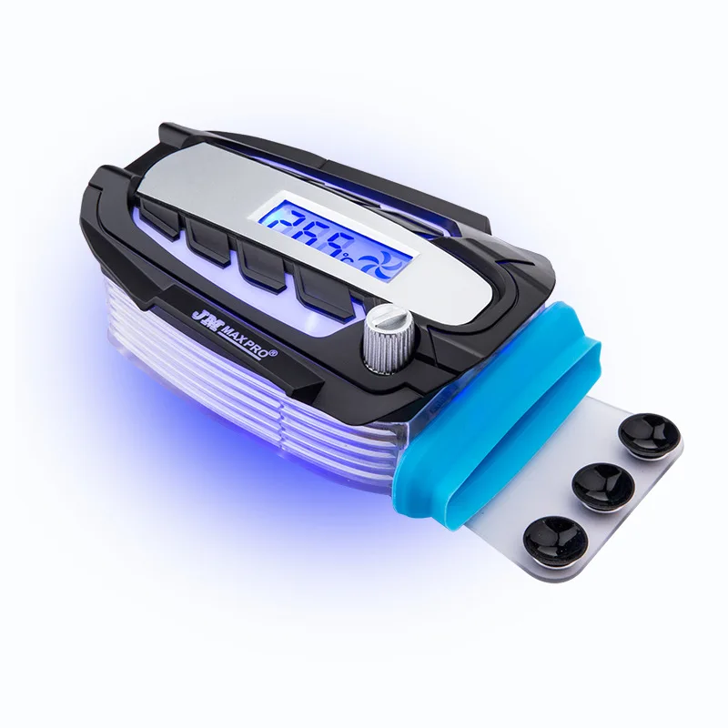 USB Portable Laptop Fan Cooler Notebook Radiator LCD Display Rapid Cooling Adjustable Speed Auto-Temp Detection Vacuum